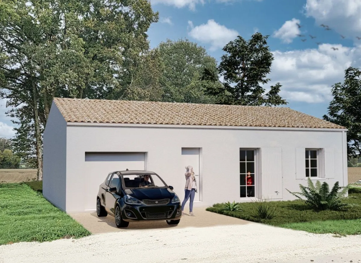 Image 1 Projet de construction d'une maison 90 m² avec terrain à SAINTES (17)