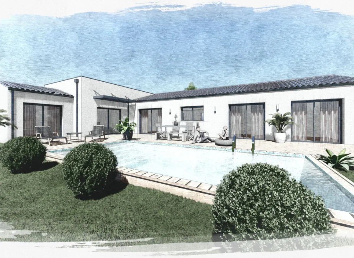 Image 2 Projet de construction d'une maison 120 m² avec terrain à SAINT-GEORGES-DES-COTEAUX (17)