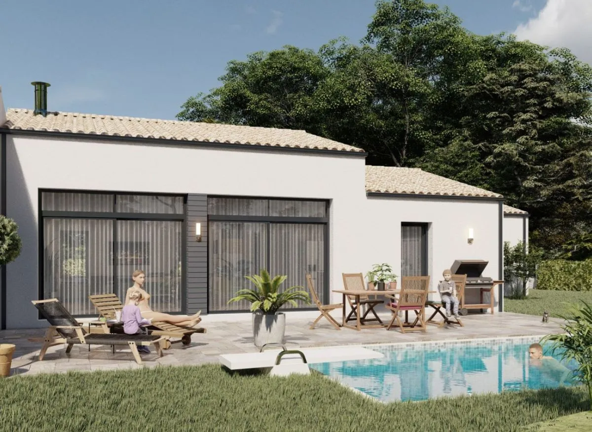 Image 2 Projet de construction d'une maison 130 m² avec terrain à SAINT-GEORGES-DES-COTEAUX (17)