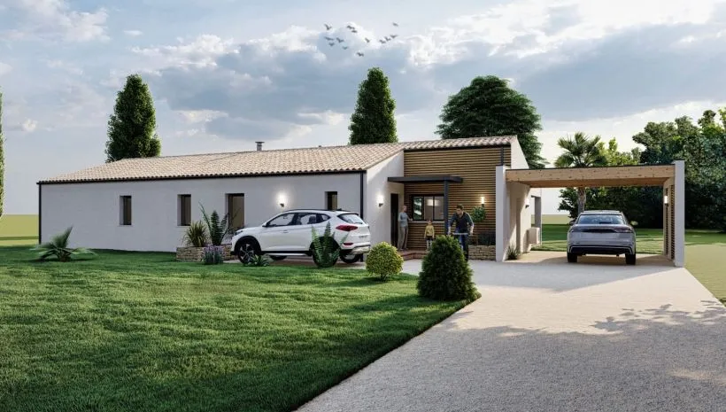 Image Projet de construction d'une maison 110 m² avec terrain à SAUJON (17)