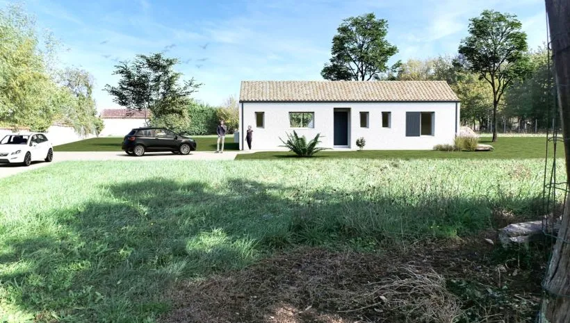 Image Projet de construction d'une maison 70 m² avec terrain à SAINT-GEORGES-DES-COTEAUX (17)