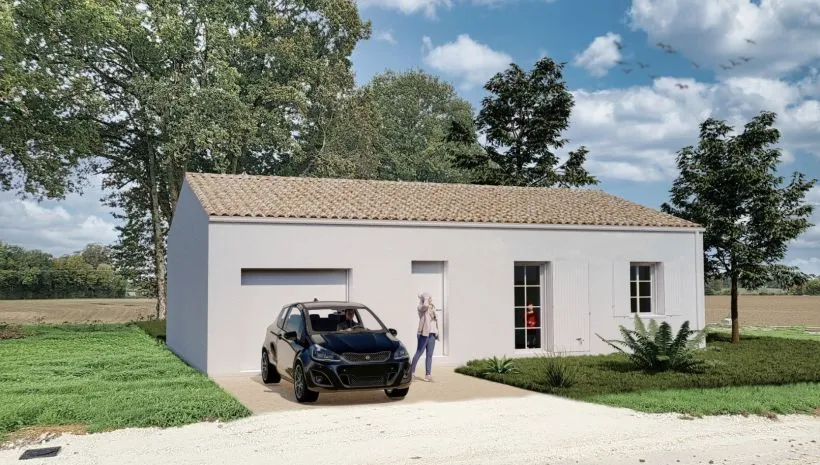 Image Projet de construction d'une maison 90 m² avec terrain à SAINTES (17)