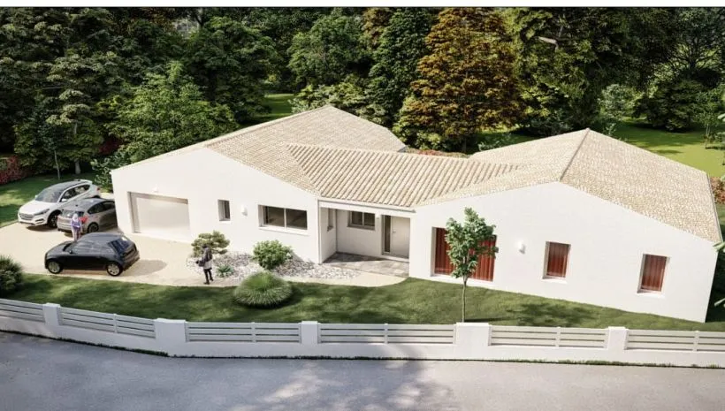 Image Projet de construction d'une maison 140 m² avec terrain à LA CHAPELLE-DES-POTS (17)