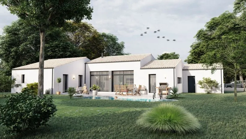 Image Projet de construction d'une maison 130 m² avec terrain à SAINT-GEORGES-DES-COTEAUX (17)