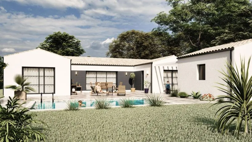 Image Projet de construction d'une maison 110 m² avec terrain à SAINT-GEORGES-DES-COTEAUX (17)