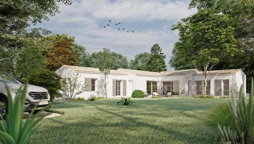 Image Projet de construction d'une maison 120 m² avec terrain à VAUX-SUR-MER (17)